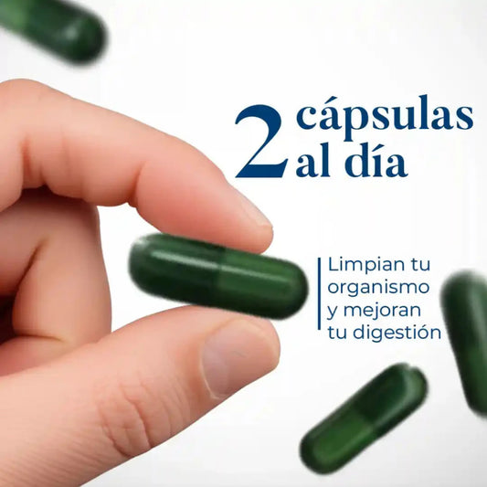 NUTRICHLORELLA - LIMPIA TU ORGANISMO, SUPLEMENTO FÁCIL DE TRAGAR, 30 CÁPSULAS