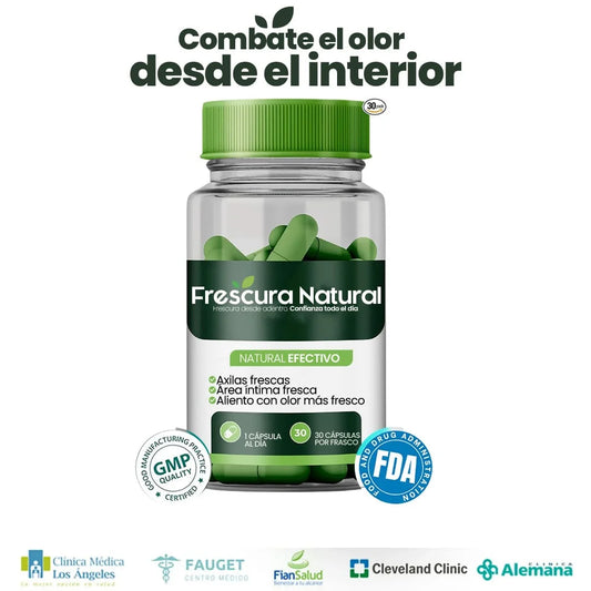 FRESCURA NATURAL® Suplemento desodorante corporal natural