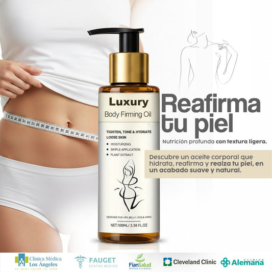 Aceite Corporal Reafirmante Adiós flacidez. Adiós estrías